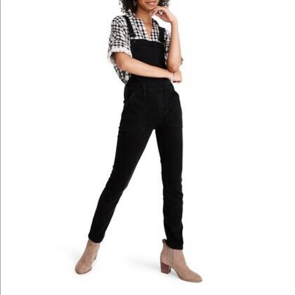 Madewell Skinny Overalls in Lunar Wash